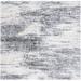 Gray/White 79 x 79 x 1.2 in Living Room Area Rug - Gray/White 79 x 79 x 1.2 in Area Rug - 17 Stories Ivory/Grey Modern Abstract Non-Shedding Living Room Bedroom Dining Room Entryway Plush 1.2-Inch Thick Area Rug | Wayfair