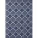 Blue/Navy 116 x 93 x 0.5 in Living Room Area Rug - Blue/Navy 116 x 93 x 0.5 in Area Rug - Wildon Home® Indoor Outdoor Area Rugs | Non-Shed - Non-Skid - Washable Rug For Living Room, Dining, Hallway, Entryway, Patio | Wayfair