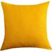 Latitude Run® Ludde 100% Cotton Throw Square Pillow Cover Cotton in Yellow | 14 H x 14 W x 2 D in | Wayfair B0225DEFFB1640B4B7BC3C7919CDD552