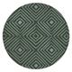 Green 60 x 60 x 0.08 in Area Rug - HAMLIN Area Rug By Ebern Designs Polyester | 60 H x 60 W x 0.08 D in | Wayfair 4ED4800B1A8D49DAA3736FF7F15143D8