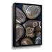 Highland Dunes Fossil Ammonite And Beach Stones - Print on Canvas Metal in Brown | 48 H x 32 W x 2 D in | Wayfair AA1D7F457B974267A9D4FA51730602B3