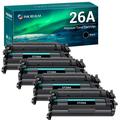 Ink realm 4-Pack Compatible Toner Cartridge Replacement for HP 26A CF226A 26X CF226X Laserjet Pro M402n M402dn M426 M402d M402dw Laser Jet MFP M426fdw M426fdn M402 M426dw Printer Ink (Black)