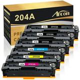 Arcon 6-Pack Compatible Toner for HP 204A CF510A CF511A CF512A CF513A HP Color LaserJet Pro M154a M154nw HP Color LaserJet Pro MFP M180n M180nw M181fw (Black Cyan Magenta Yellow)