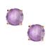 Kate Spade Jewelry | Kate Spade Round Stud Earrings In Lilac Purple & Gold | Color: Gold/Purple | Size: Os