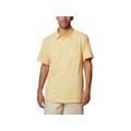 Columbia Men's PFG Slack Tide Camp Short Sleeve Shirt Polyester, Cocoa Butter SKU - 893682