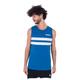 Hurley Herren M Oceancare Stripes Tank T-Shirt, Abyss, L