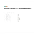 3DSets-Vis de fixation et kg pour modèle Mini 4x4 jeux 3D de sauvetage voiture RC matériel requis