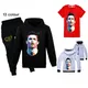 Sweats à capuche de football CR7 pour enfants sweats à capuche d'idole de football pour enfants