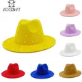 Chapeau Fedora avec biscuits pour femme chapeau de concert offre spéciale élégant luxe rétro