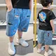 IENENS-Short en Jean Décontracté pour Bébé Garçon de 2 à 8 Ans Vêtement de Plage en Denim pour