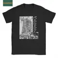 T-shirt Guts Rage pour hommes T-shirt homme sans abri noir T-shirt vintage en coton T-shirt manga