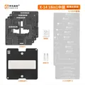 X-15 24 D'IP D'AMAOE DANS 1 couche intermédiaire Reballing Stbbles kits de plate-forme pour iphone X