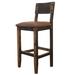 Red Barrel Studio® Bar Stool Wood/Plastic/Acrylic in Brown | 46 H x 17 W x 22 D in | Wayfair EF5B52CD278B4707BA3F32C66A1E571F