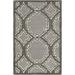 Gray 48 x 30 x 1 in Area Rug - Wildon Home® Leland Geometric Hand Braided Wool Area Rug in Wool | 48 H x 30 W x 1 D in | Wayfair