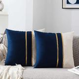 Mercer41 Kamilya Throw Pillow Velvet | 18 H x 18 W x 2 D in | Wayfair E950A36AA20D4E87ACCF7F635FA21155