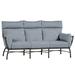 Summer Classics Majorca 83" Wide Outdoor Patio Sofa w/ Cushions Metal/Olefin Fabric Included/Sunbrella® Fabric Included | Wayfair 424231+C417H4326N