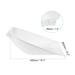 2Pcs 16x14" Plastic Snow Shovel Large Capacity Spade Snow Removal Tool White