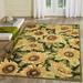 Liora Manne Marina Sunflowers Indoor/Outdoor Rug