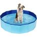 PVC Pet Swimming Pool Portable Dog Bathtub Collapsible Dog Pool Plastic Pool for Dogs Dog Tub for Pets to Swim and Bath 23.6 x7.9