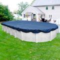 Pool Mate Commercial-Grade Rip-Shield Blue Winter Cover for Oval Above-Ground Swimming Pools 16 ft. x 32 ft. Oval Pool
