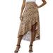 Women s Boho Floral Print Wrap Irregular Print Fringe Resort Beach Skirt Skirt Leather Skirts Maternity Pencil Skirt Slit Skirt High Waist Hinge Tennis Skirt Fitted Bed Skirt