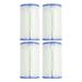 Intex Easy Set Swimming Pool Type A or C Filter Replacement Cartridges (4 Pack)