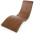 SwimWays Terra Sol Sonoma 2-in-1 Pool Float and Patio Chaise Lounge Chair Chocolate Brown