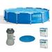 Intex 12 x 30 Outdoor Pool with Filter Pump Filter Cartridges and Cover