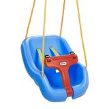 Little Tikes 2-in-1 Snug n Secure Blue Swing for Baby and Toddlers Ages 9 Months - 4 Years
