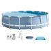 Intex 15 Feet x 42 Inches Prism Frame Above Ground Swimming Pool Set w/ Pump