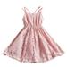 ASEIDFNSA Girls Tropical Dress Personalized Dresses for Girls Gown Clothes Solid Party Dress Baby Kids Toddler Dress Ball Lace Princess Girls Girls Dress&Skirt