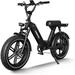 Himiway Escape Pro Step Thru Electric Bike for Adults 750W Motor 20 x4 Fat Tires E-Bike 30-50Mi Moped-styleElectric Bicycle with 48V 17.5Ah Battery 25 MPH Full Suspension Shimano 7-Speed System