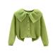 Toddler Children Kids Baby Boys Girls Solid Long Sleeve Sweater Cardigan Coat Jacket Outer Outfits Clothes Little Girl Coats 12 Month Girls Jacket Toddler Girl 4t Winter Jacket Toddler