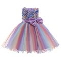 LBECLEY Toddler Cold Shoulder Dress Party Wedding Tulle Dress Gown Kids Bowknot Princess Girls Pageant Birthday Paillette Girls Dress&Skirt 5T Girl Vintage Dress Purple 130