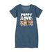 Paw Patrol - Puppy Luv - Toddler And Youth Girls Fleece Dress