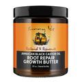 Sunny Isle Jamaican Black Castor Oil Root Repair Growth Butter 8oz | Restores & Revitalizes ALL Damaged Hair Types | Nutrient-Rich Stimulates Hair Growth | Fights Dry Itchy Flaky Scalp