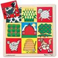 Melissa & Doug Farm Peek-Through Wooden Puzzle (9 pcs)