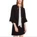 Zara Dresses | Black Jeweled Collar Dress Nwt | Color: Black/White | Size: S