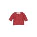 Old Navy Rash Guard: Burgundy Polka Dots Sporting & Activewear - Size 6-12 Month