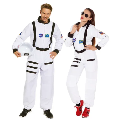 Kostüm Astronaut, weiß, unisex