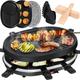 Kesser - Raclette Grill - Gril de table Gril de fête électrique pour 8 personnes 8 poêlons et