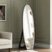 House of Hampton® Eme Oval Jeweled Floor Mirror 19.7" Wide Accent Crystal Full Length Mirror | 61 H x 20 W x 0.87 D in | Wayfair