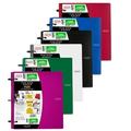 Five Star Flex NoteBinder 1.5-Inch Capacity 11.5 x 11.25 Inches Notebook and Binder All-in-One Assorted Colors 6 Pack