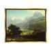 Stupell Industries Lake Lucern Albert Bierstadt Classic Fine Landscape Painting Painting Metallic Gold Floating Framed Canvas Print Wall Art Design by one1000paintings