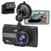 FUNNYFAIRYE Dual Dash Cam 1080P Car Dual Dash Camera Front Inside Dash Cam Car DVR Dashboard Driving Recorder with 170Â° Wide Angle 4inch Night Vision WDR Motion Detection Loop Recording Black