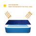QISIWOLE Rectangle Pool Cover Solar Covers for Above Ground Pools Dust Pool Cover Protector for Inflatable Swimming Pools Hot Tub Dustproof Cover Deals