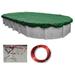 Buffalo Blizzard Green 15 x 30 Oval Ripstopper for Above-Ground Swimming Pools with Closing Kit