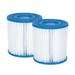 Lark Above Ground Pool (Type I) Filter Cartridge Replacement for 330 Gallon and Summer Waves Filtration Systems (2-Pack)