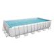 Bestway Power Steel 24 x 12 x 52 Rectangular Metal Frame Above Ground Pool Set Box 3/3