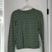 Zara Tops | Green Zara Patterned T-Shirt | Color: Green | Size: S